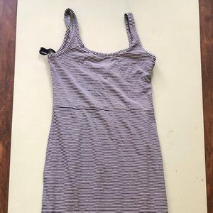 Gap Striped Maxi Bodycon Strap Dress, S